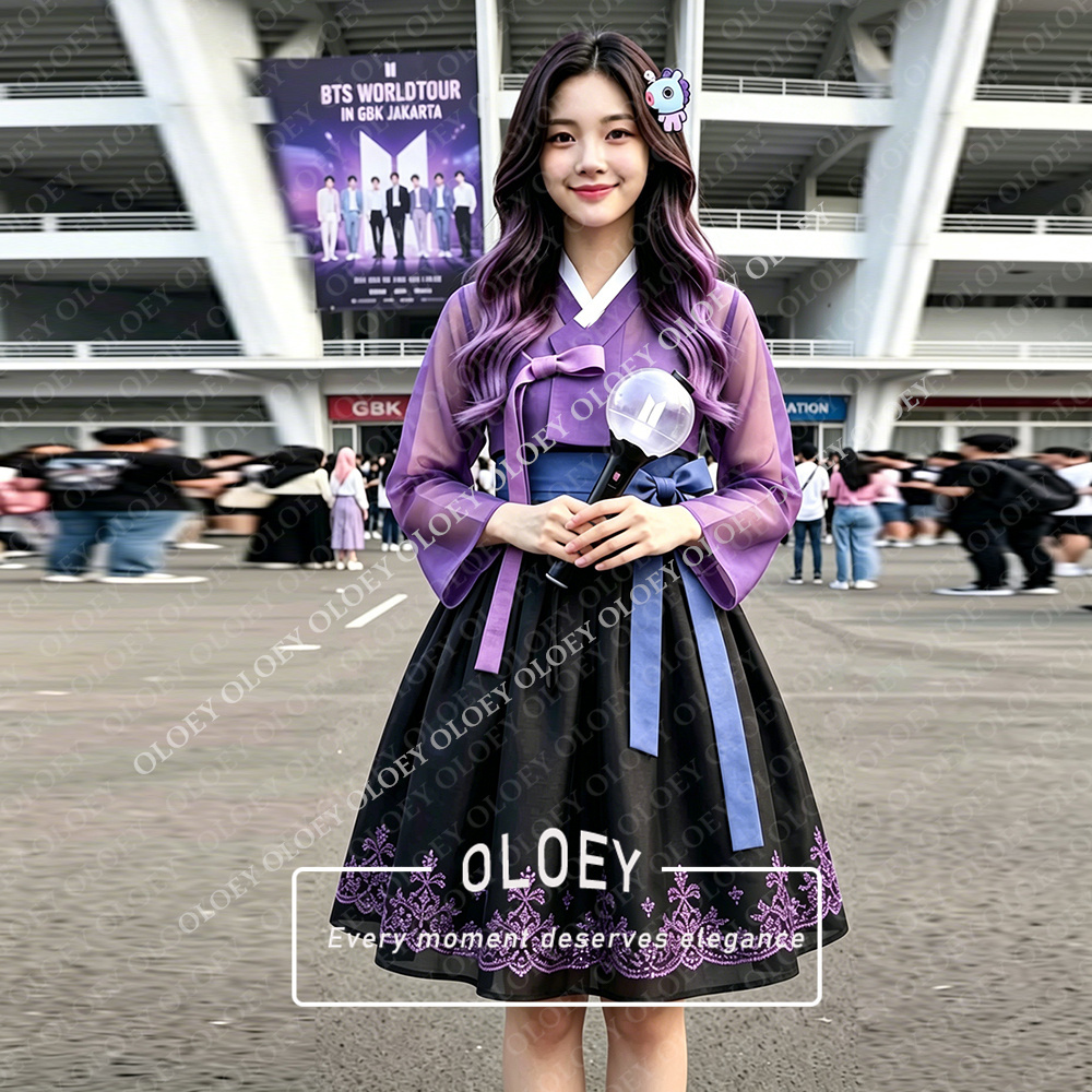 OLOEY Modern Appliques Short C - Modern Korean Lifestyle ulasan dan harga